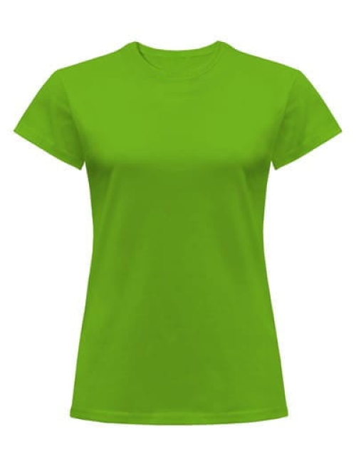 Koszulka damska t-shirt limonkowa
