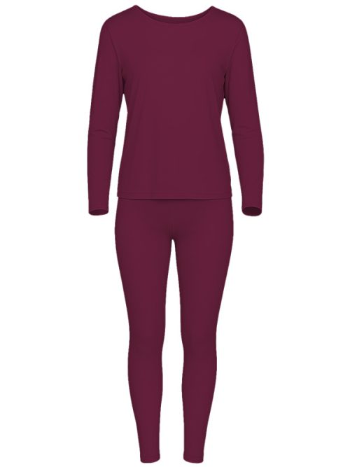 Komplet damski legginsy i koszulka longsleeve - różne kolory