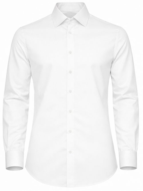 Klasyczna męska biała koszula