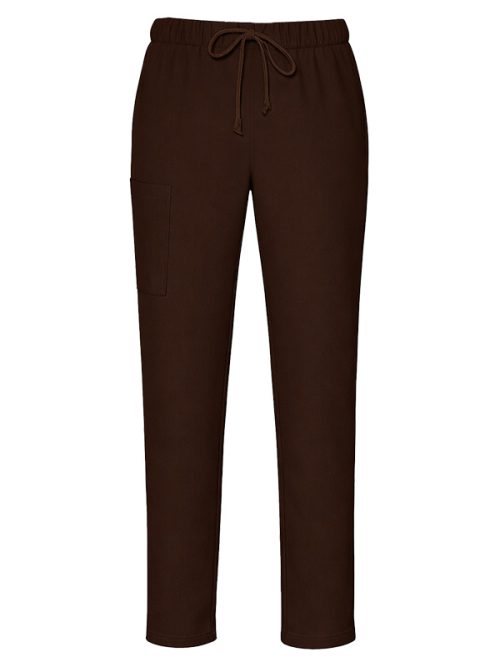 Spodnie z prostą nogawką czekoladowe