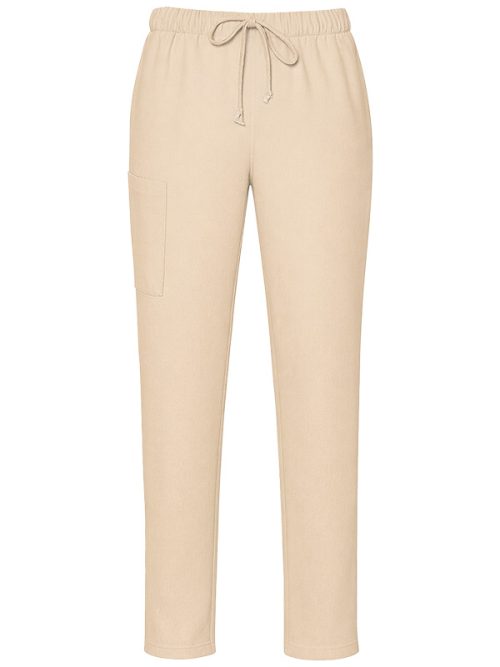 Spodnie z prostą nogawką piaskowe