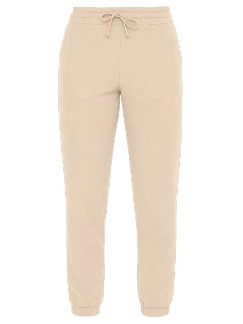 Spodnie z nogawką na gumie piaskowe